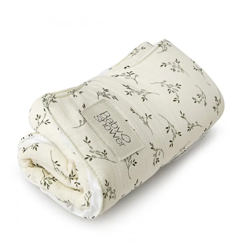Babyshower.Tapis à langer Nomade Knot Olive Bloom 4.webp