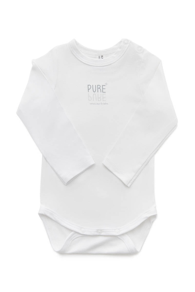 Body basique blanc 6 mois modèle croisé - Bamboom ★