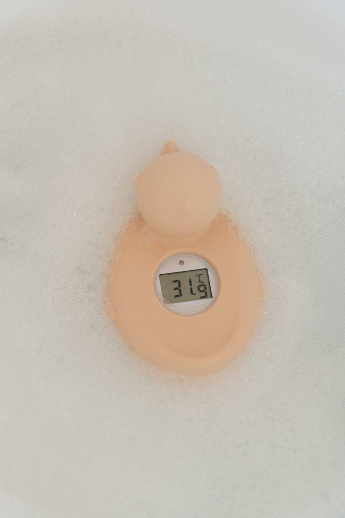 Thermomètre de Bain Duckling Rose tendre - Bamboom ★