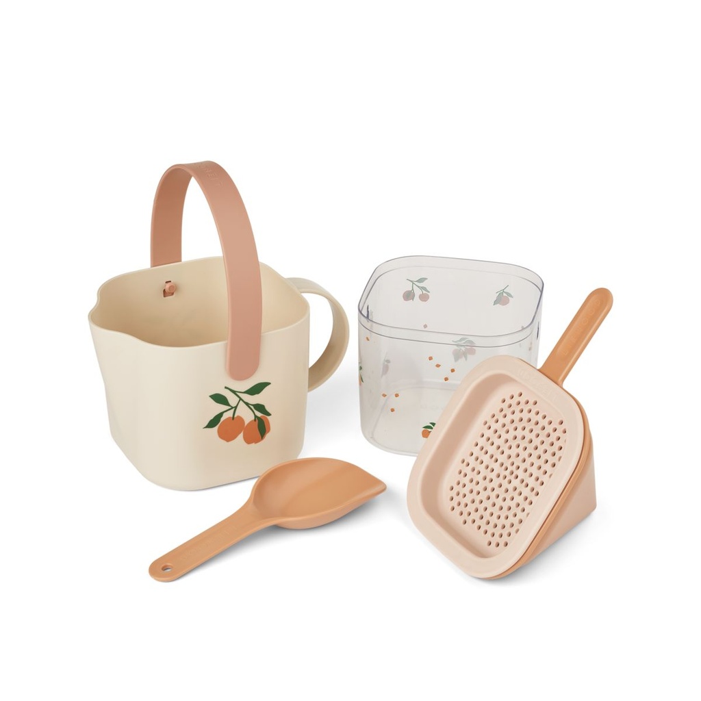 Set de plage Roald - Peach / Sea shell - Liewood ★