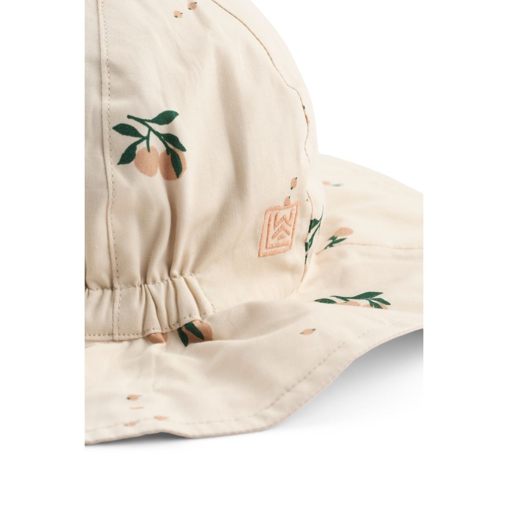 Chapeau de soleil réversible Amelia Peach / sandy - Liewood ★
