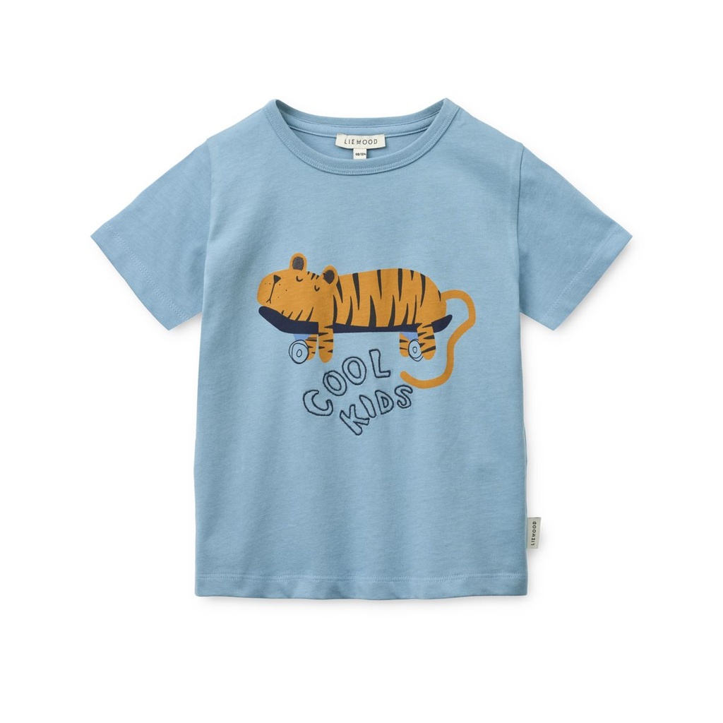 T-shirt Apia Printed Shortsleeve Tiger Beach - Liewood ★