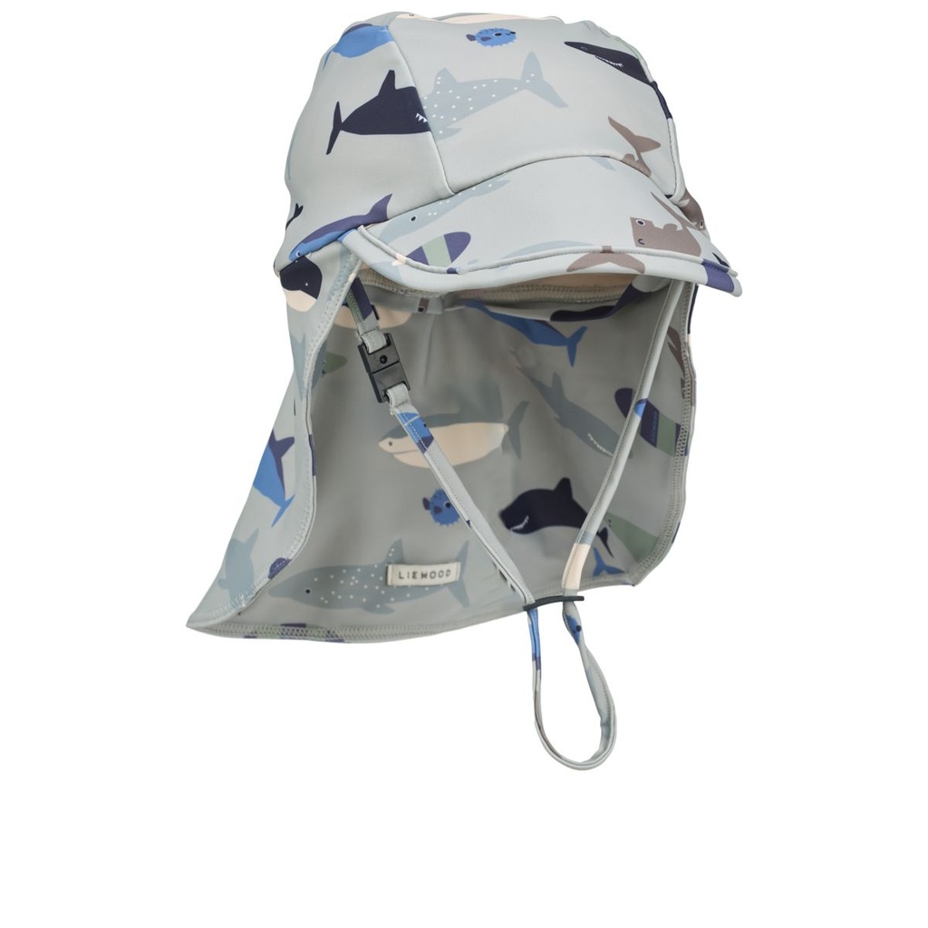 Casquette de natation Cécilia Shark Dove Blue - Liewood ★