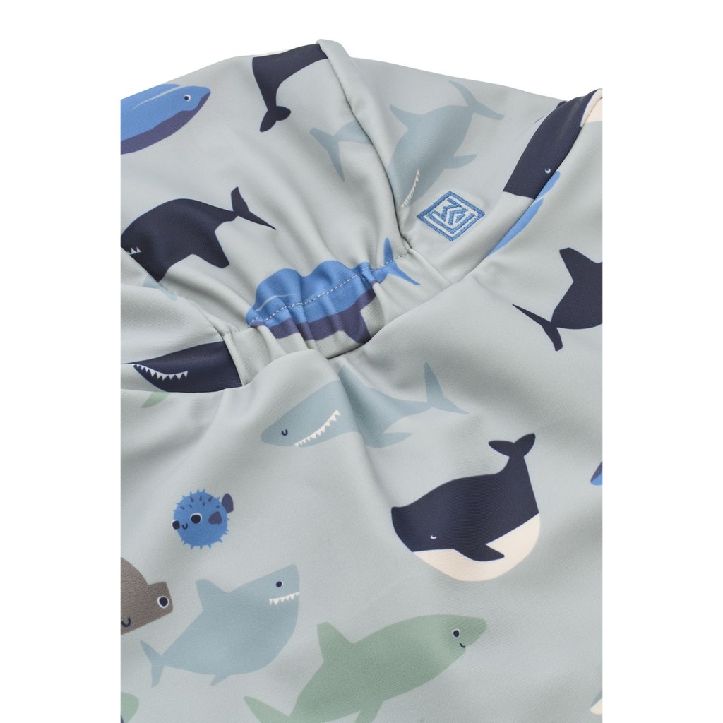 Casquette de natation Cécilia Shark Dove Blue - Liewood ★