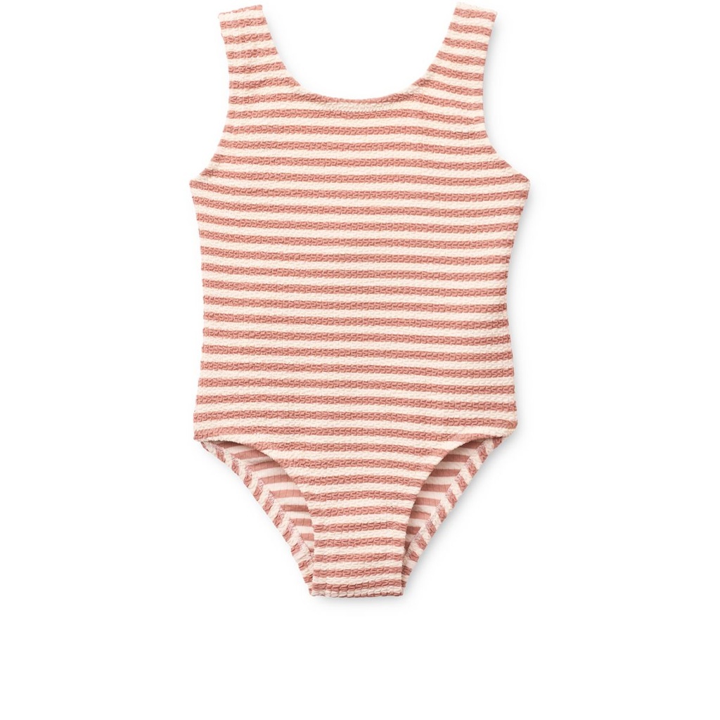 Maillot de bain Bianco Stripe Coral Blush Crème de la Crème - Liewood ★