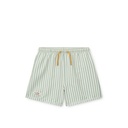 Short de bain Duke Stripe Peppermint Crisp White - Liewood ★