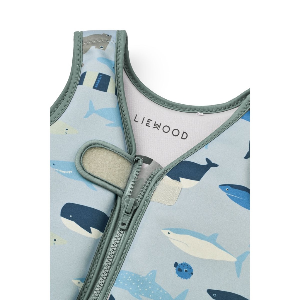 Gilet de natation Dove Shark Dove Blue  - Liewood ★