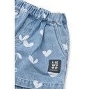 Short Borrisa Sweethearts Light Blue Denim - Liewood ★