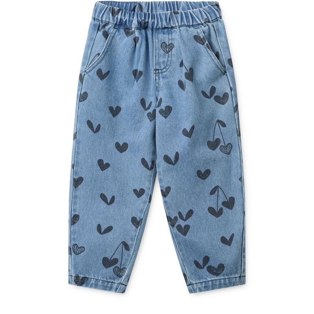 Jeans Borris Printed Denim Pants Sweethearts - Liewood ★