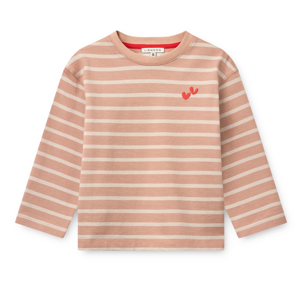 T-shirt LS Tyler Pale Tuscany Sandy Stripe - Liewood ★