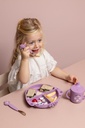 Assiette avec ventouse en silicone et compartiments Mrs. Peacock - Trixie ★