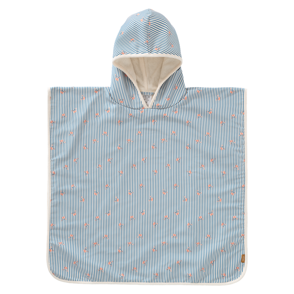 Poncho anti-UV Stripes & Crabs - Fresk ★