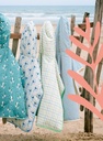 Poncho anti-UV Stripes & Crabs - Fresk ★