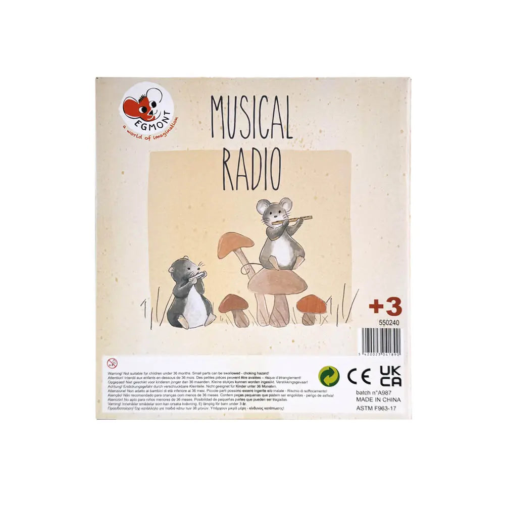Radio Boîte à musique Musiciens de Brême - Egmont Toys ★