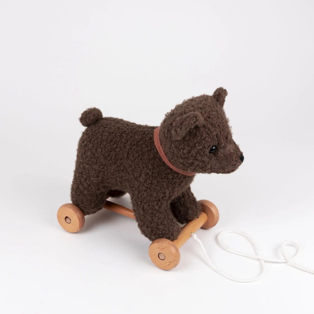 Jouet à tirer Raoul l'Ours brun - Egmont Toys ★
