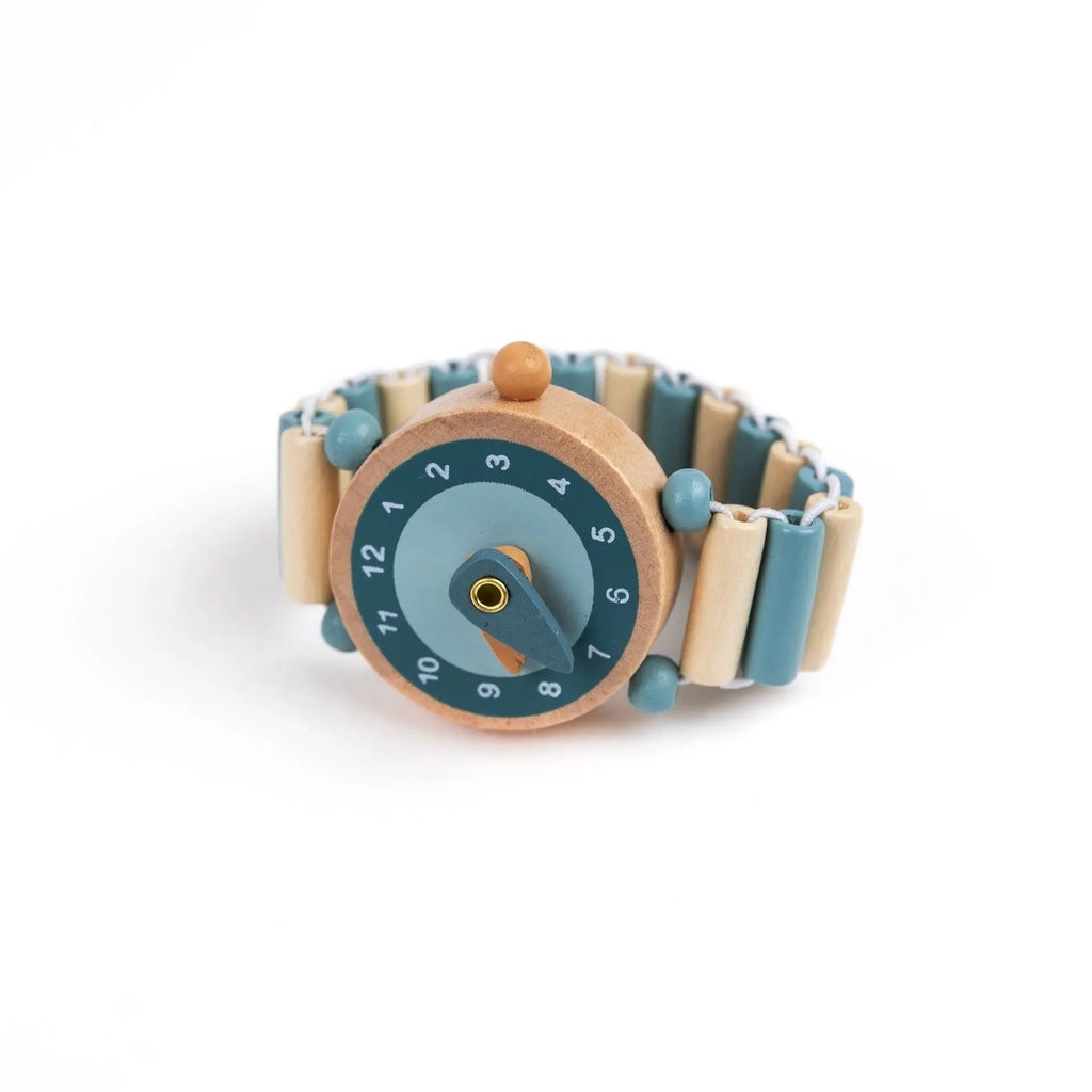 Montre en bois Jack Bleu - Egmont Toys ★