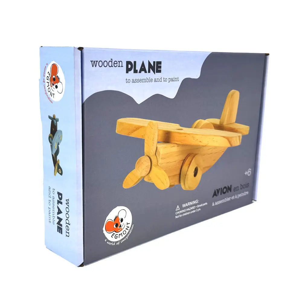 Avion en bois à assembler et à peindre - Egmont Toys ★