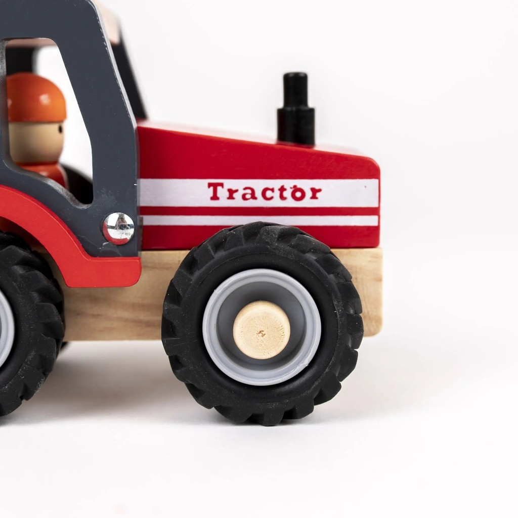 Tracteur en bois - Egmont Toys ★