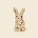 Peluche Emile le Lapin avec son bébé - Egmont Toys ★
