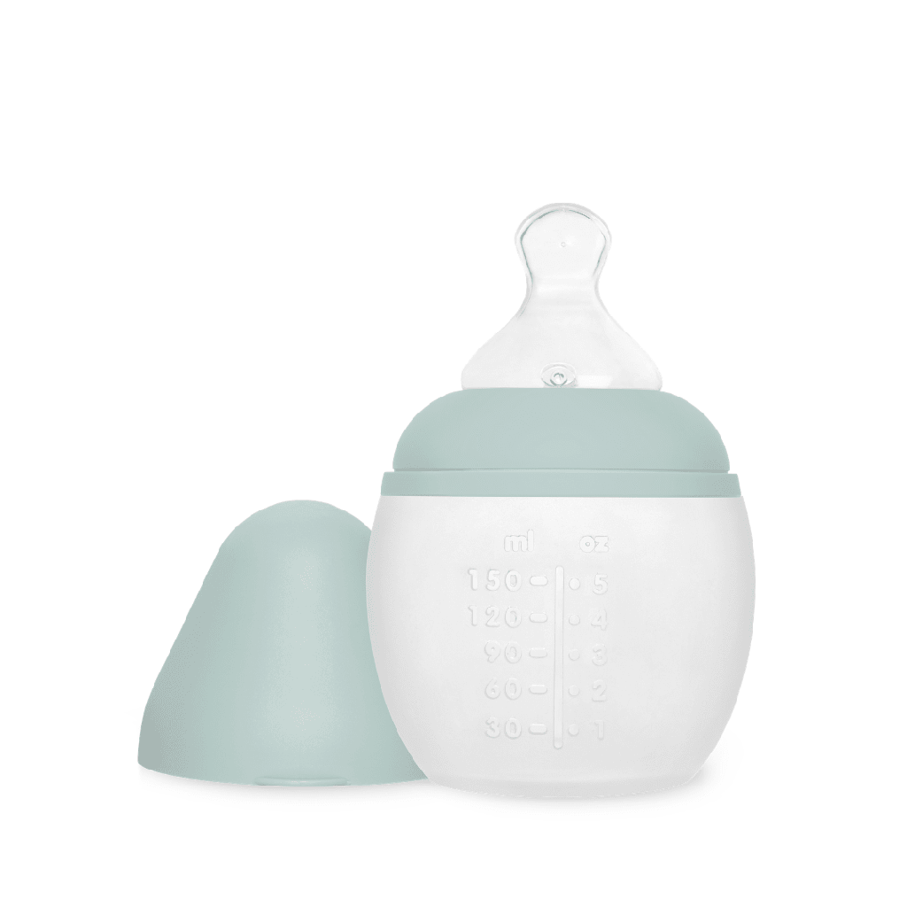 Biberon Anti-colique En Silicone BibRond 150ml Ivy Green - Elhée ★