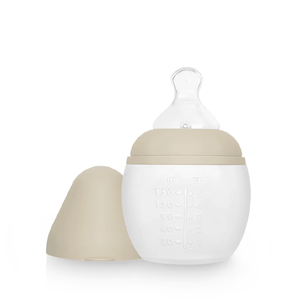 Biberon Anti-colique En Silicone BibRond 150ml Sand - Elhée ★