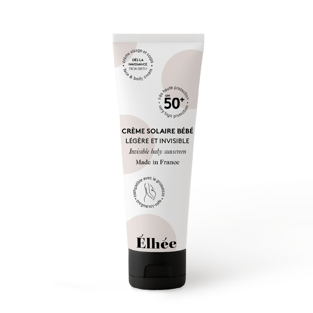 Crème solaire SPF 50+ | Bébé et femme enceinte - Elhée ★