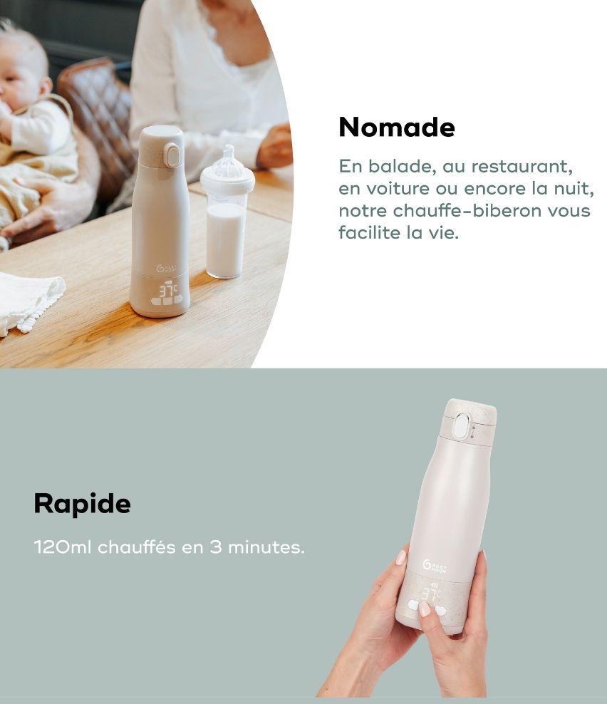 Chauffe-biberon nomade Move & Feed - Babymoov ★