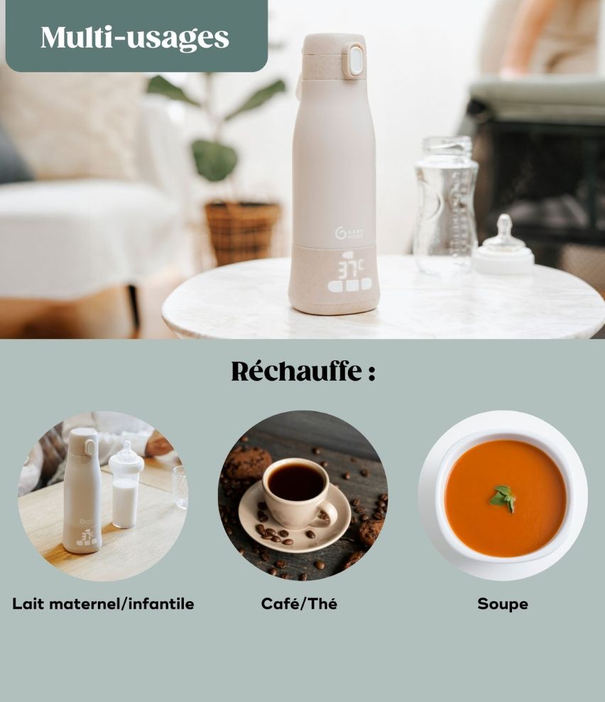 Chauffe-biberon nomade Move & Feed - Babymoov ★