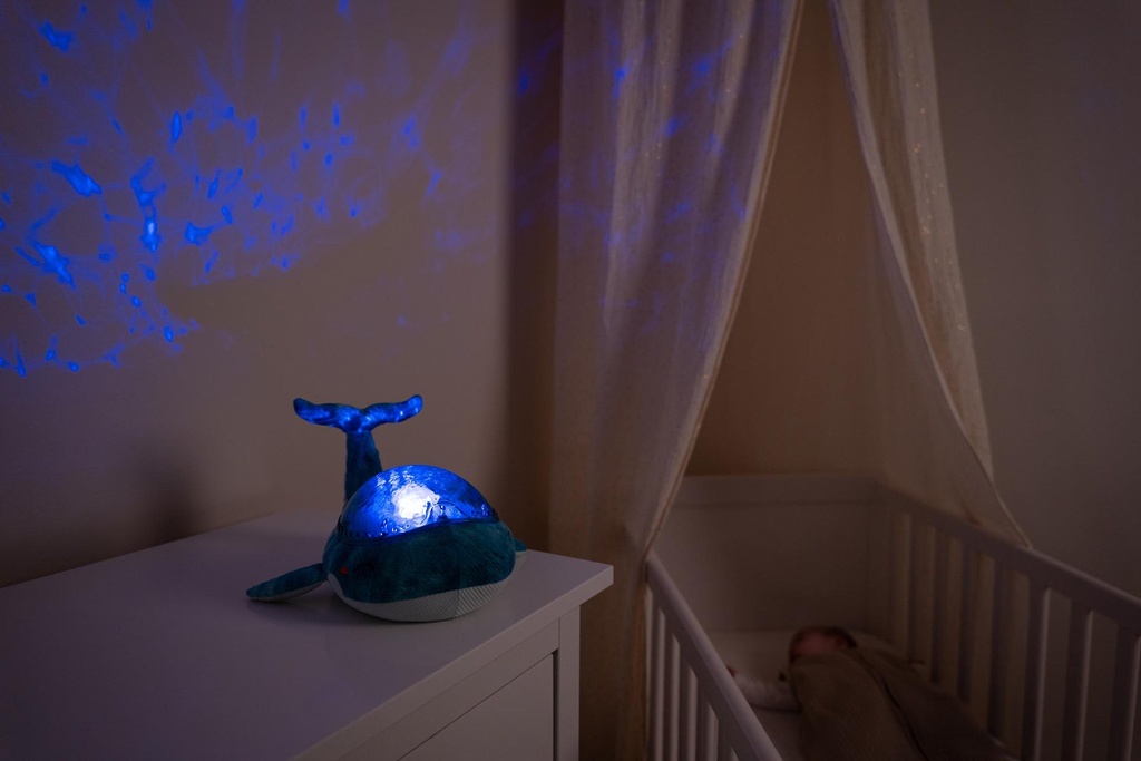 Veilleuse baleine Tranquil Whale Blue - Cloud B ★