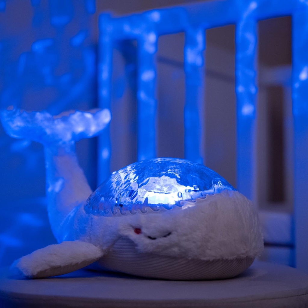 Veilleuse baleine Tranquil Whale White - Cloud B ★