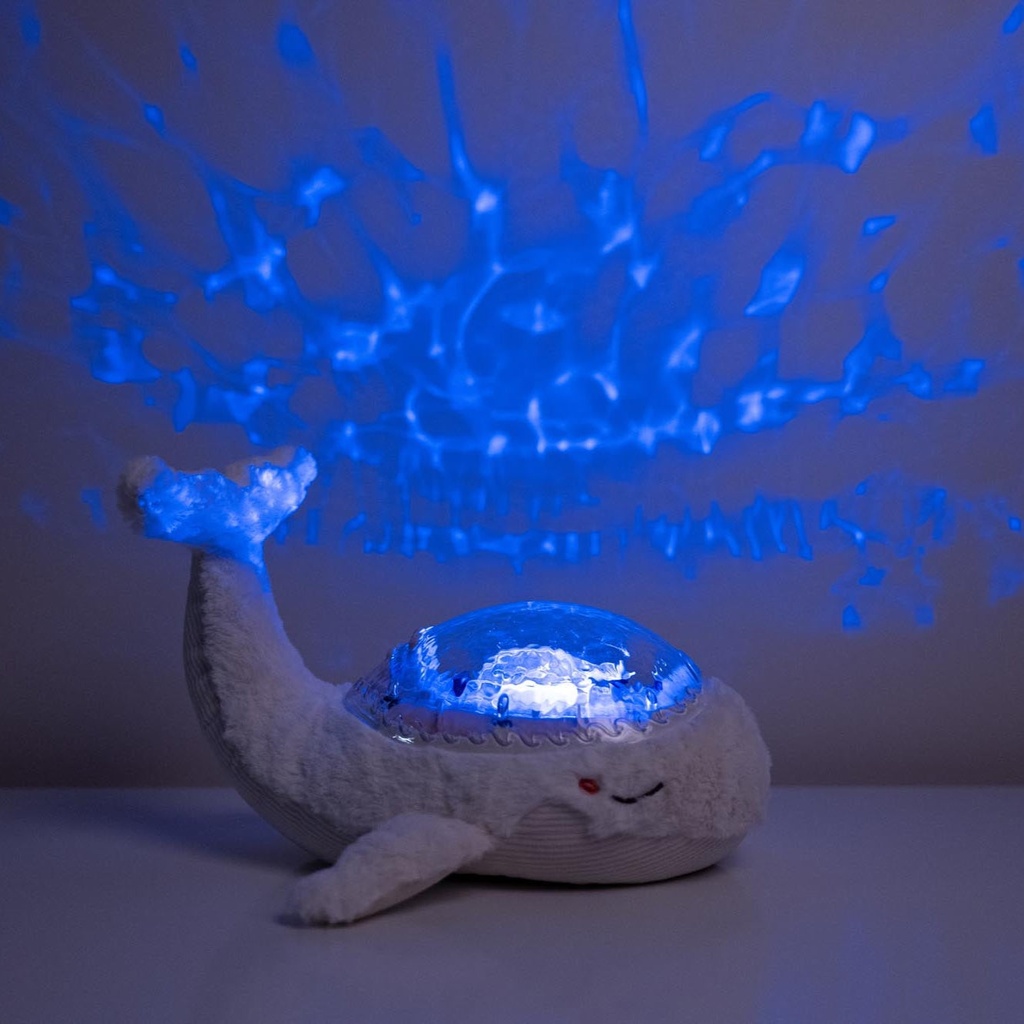 Veilleuse baleine Tranquil Whale White - Cloud B ★