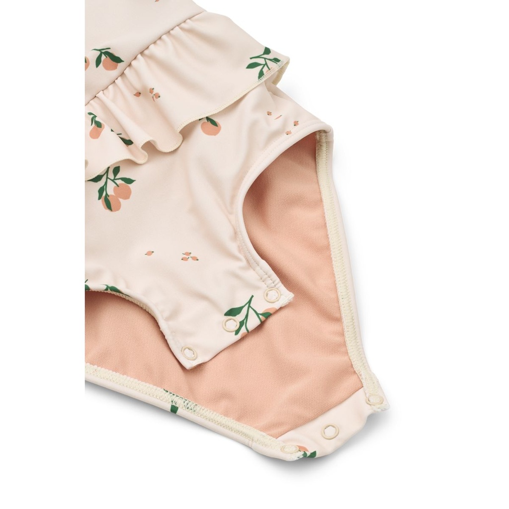 Maillot de bain imprimé bébé Amina Peach / Sandy - Liewood ★