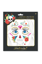 Autocollants pour le visage Thème tête de mort - Great Pretenders ★
