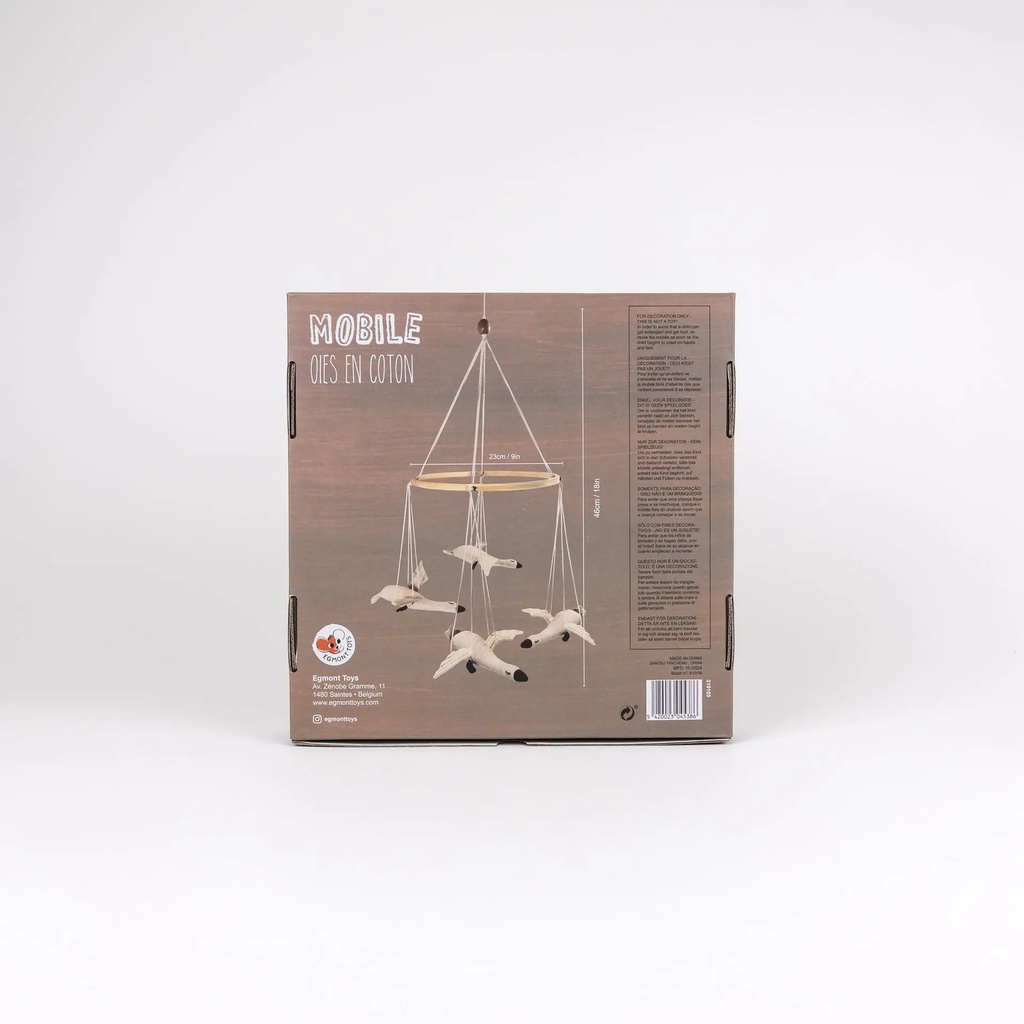 Mobile Oies en coton - Egmont Toys ★