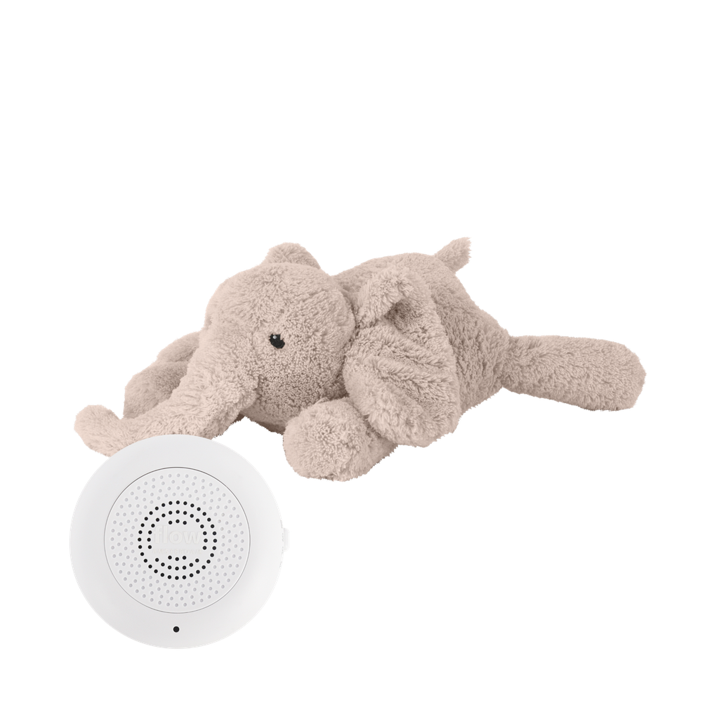 George Peluche rechargeable avec battements de cœur Éléphant Blush - Flow Amsterdam ★