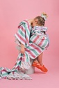 Chouchou Pastel Stripe Rose Lila Vert - Jera Mini ★