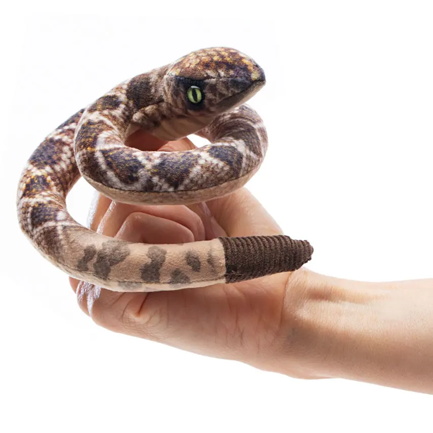 Folkmanis.Marionnette Mini Serpent à sonnette 2.webp