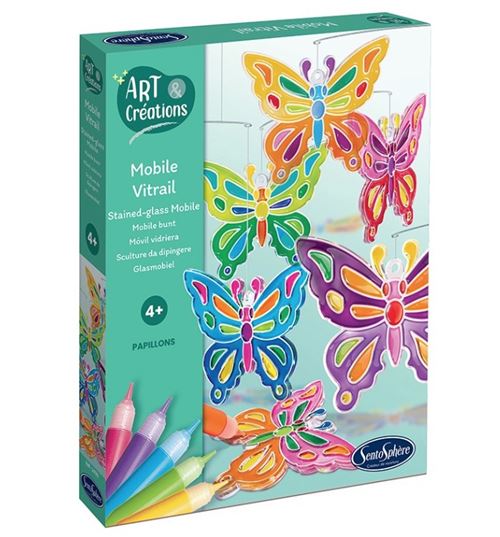 Kit Mobile Vitrail Papillons - Sentosphère