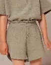 Short Georgette Vert de gris