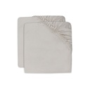 Duo de draps-housses Nougat 40/50 x 80/90 cm - Jollein