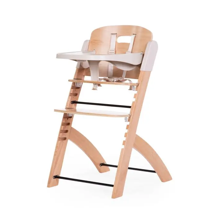 Chaise haute Evosit natural avec tablette - Liste de naissance de Marine Falmagne et Gabin Vranckx (PARTICIPATION)