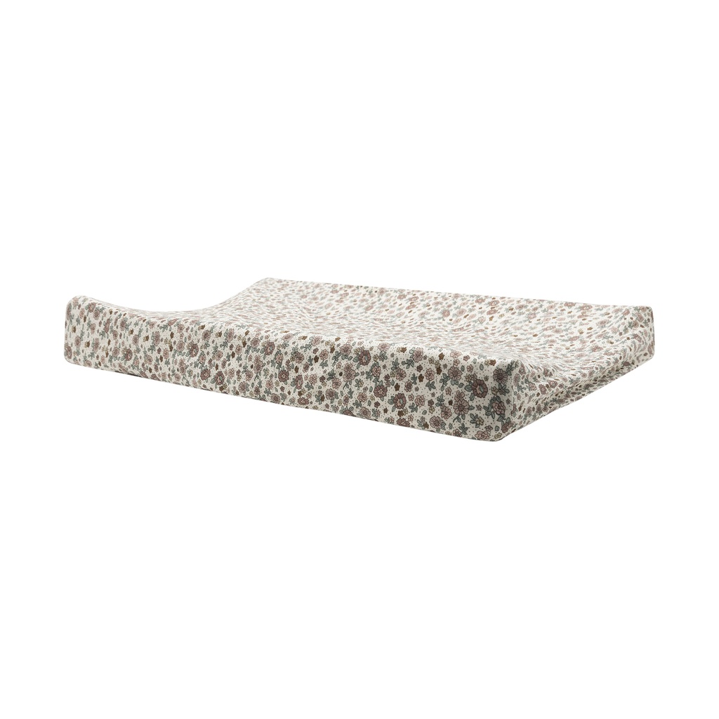 Housse matelas à langer jersey 50 x 70 cm Retro Flowers - Jollein