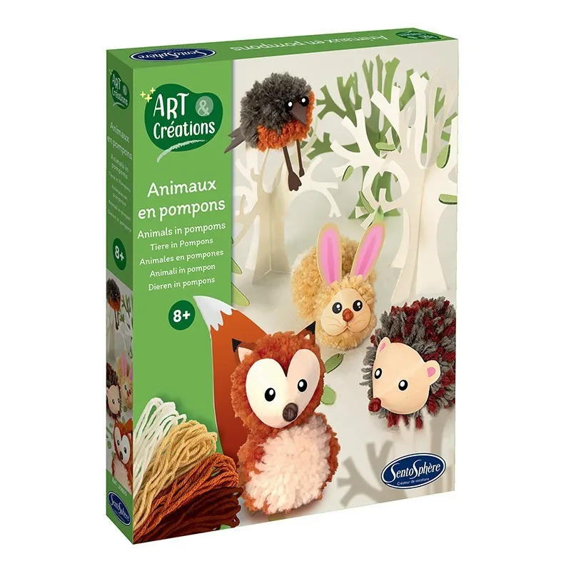 Animaux en pompons DIY - Sentosphère