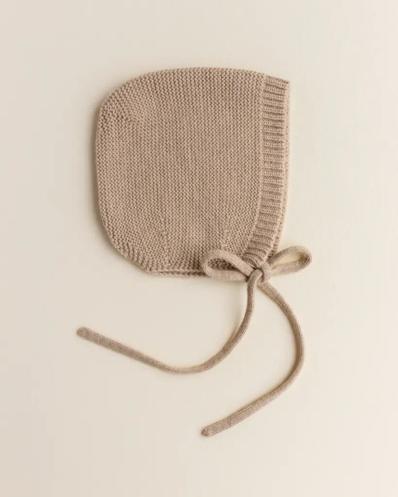 Bonnet Dolly Sand - Hvid (1-3 mois)