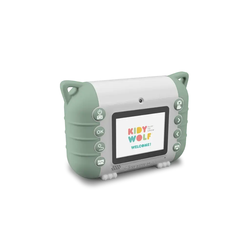 KIDYPRINT Appareil photo avec imprimante thermique pour enfants Vert sauge - Kidywolf