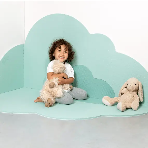 Large Playmat Cloud Minty Green - Quut