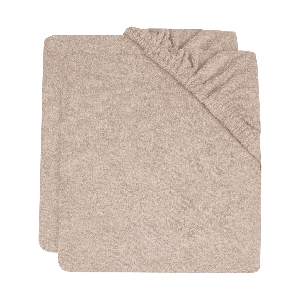 Duo de housses de coussin à langer en éponge Wild Rose 50 x 70 cm - Jollein