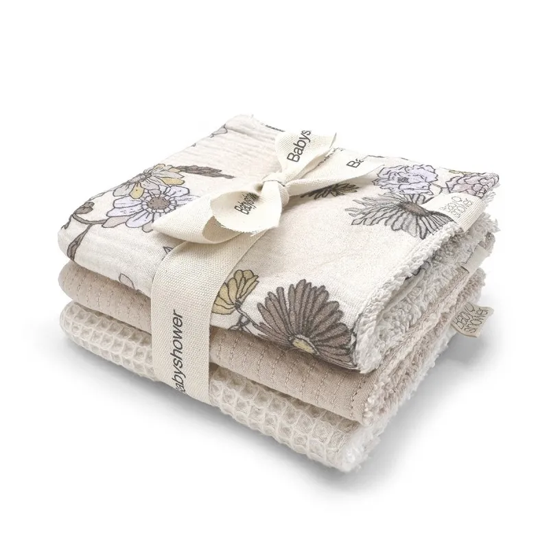 Set 3 Mini-Serviettes Bardot - Babyshower