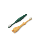 Toothbrush Fabio for Toddlers Yellow mellow Garden green - Liewood