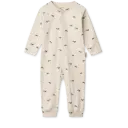 Babypyjama met Print Birk Mini whale Sandy - Liewood
